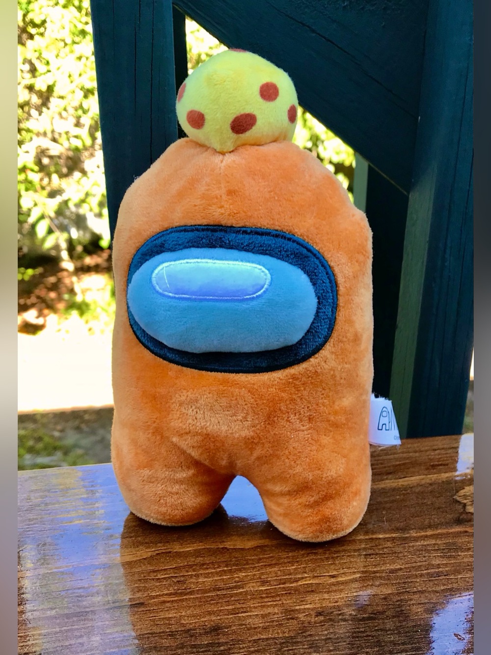 AMONG US 8” Orange Plush Doll Figure Cheesehead Cheese Stuffed Animal